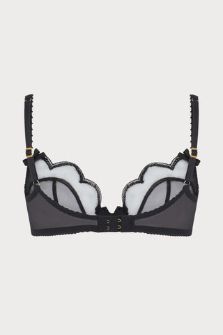 Agent Provocateur Lorna Party Plunge Underwired Bra Black