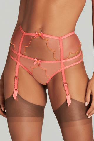 Agent Provocateur Lorna Suspender Coral/Orange