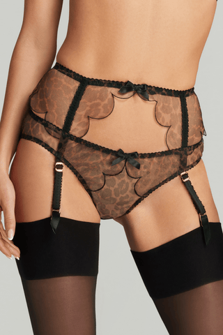 Agent Provocateur Lorna Suspender Leopard