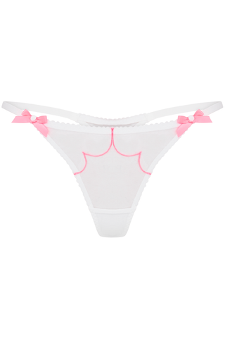 Agent Provocateur Lorna Thong White/Pink