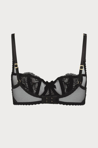Agent Provocateur Rozlyn Black Balconette Bra