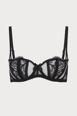 Agent Provocateur Rozlyn Black Balconette Bra