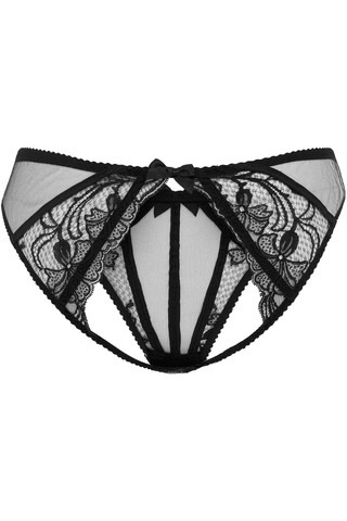 Agent Provocateur Rozlyn Black Lace Ouvert Brief