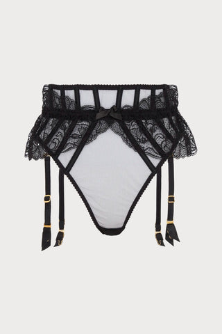 Agent Provocateur Rozlyn Black Suspender Thong