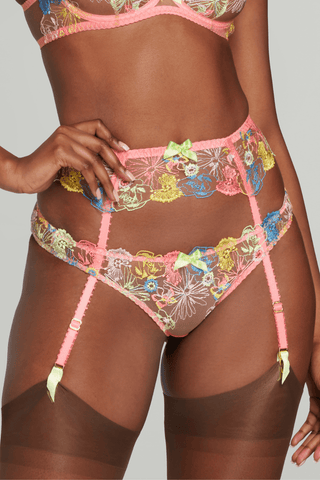 Agent Provocateur Zuri Suspender Multi/Sand