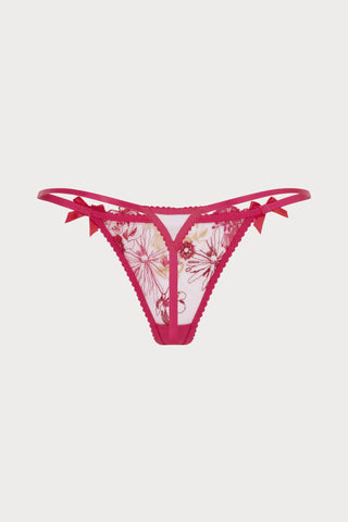 Agent Provocateur Zuri Thong Fuchsia/Red/Gold