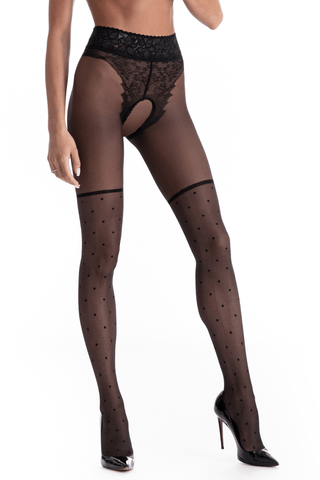 Amour Lolita Crotchless Tights 30 Denier