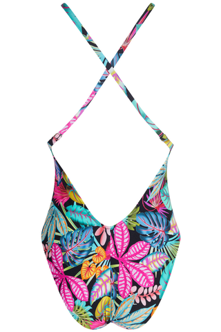 Antigel La Forêt Magic Womens Tropical Print Halterneck Swimsuit