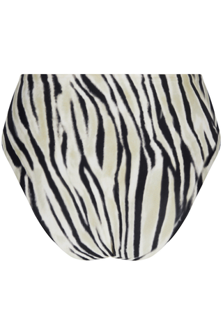 Antigel La Tigre Blanc Tiger Print High Waist Bikini Bottom