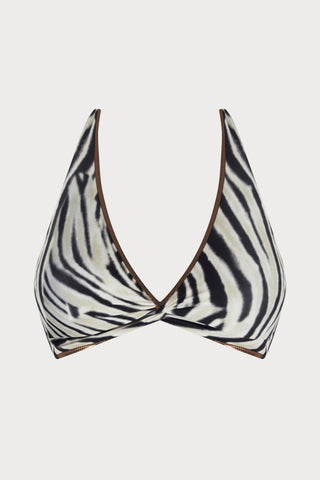 La Tigre Blanc Reversible Triangle Bikini Top
