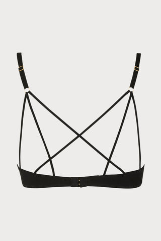 Atelier Amour Après Minuit Half Cup Bra Black - Naughty Knickers