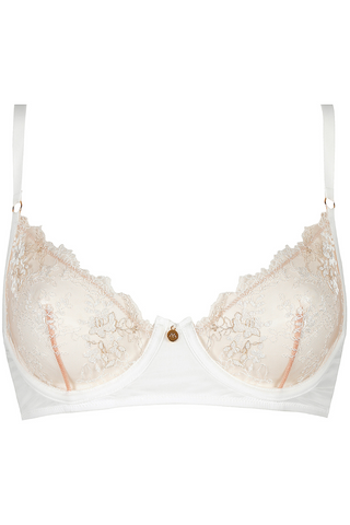 Atelier Amour Après Minuit Half Cup Bra Nude/Pearl