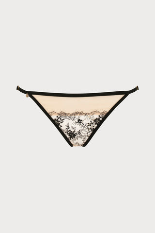 Atelier Amour Après Minuit Open Brief Black - Naughty Knickers