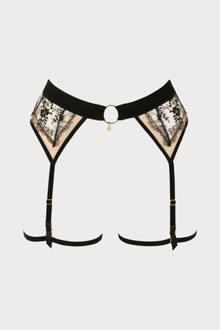 Atelier Amour Après Minuit Suspender Harness Black - Naughty Knickers