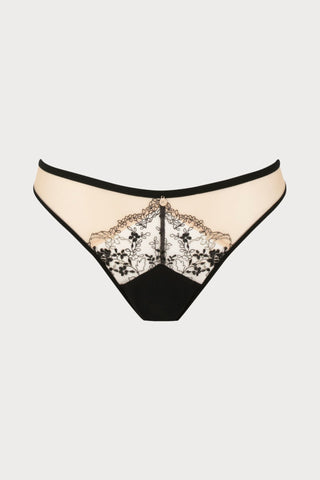 Atelier Amour Après Minuit Tanga Black - Naughty Knickers
