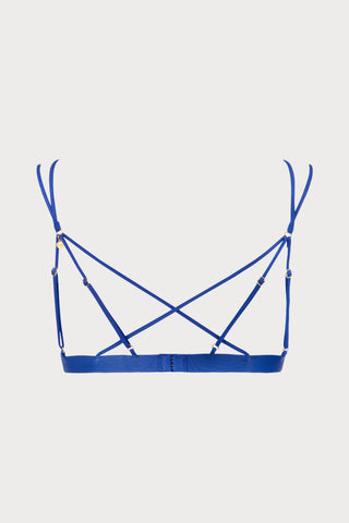 Après Minuit Triangle Bra Blue, Size XS (fits 30B, 32A)