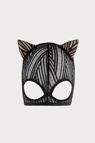 Atelier Amour Clair Obscur Lace Mask Black