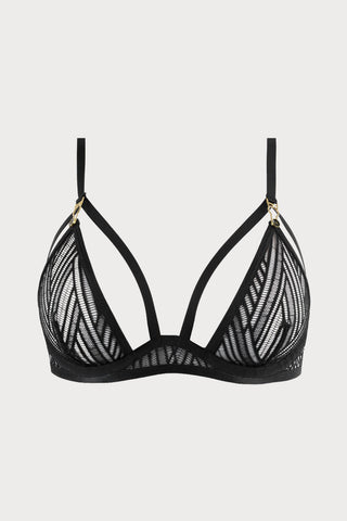 Atelier Amour Clair Obscur Lace Wire Bra Black