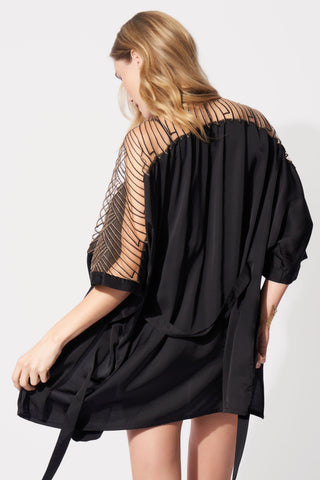 Atelier Amour Cosmic Dream Kimono Black
