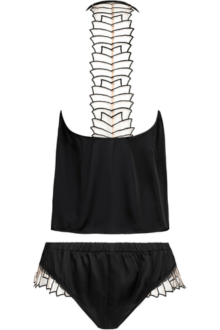 Atelier Amour Cosmic Dream Top & Short Black/Nude