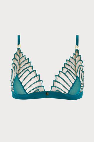 Cosmic Dream Triangle Bra Lagoon