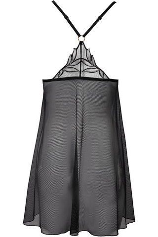 Atelier Amour Black Embroidery Babydoll - Dolce Vita