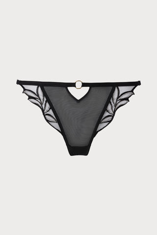 Atelier Amour Dolce Vita Black Brief - Naughty Knickers