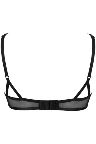 Atelier Amour Black Embroidery Triangle Bra - Dolce Vita