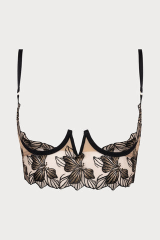 Atelier Amour Fleur Défendue Open Bustier - Naughty Knickers