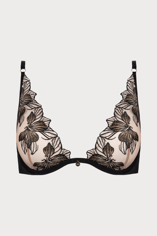 Atelier Amour Fleur Défendue Wired Triangle Bra - Naughty Knickers