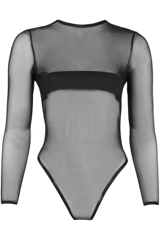 Atelier Amour Insoutenable Légèreté Long Sleeve Thong Body Black