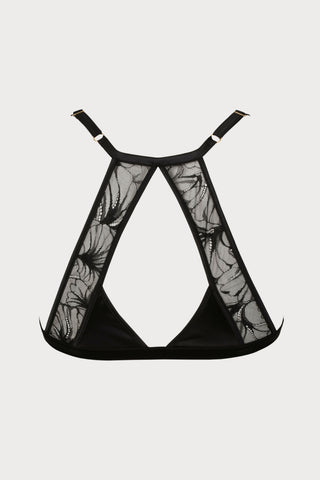 Nuit à Broadway Front-Fastening Triangle Bra, Size L