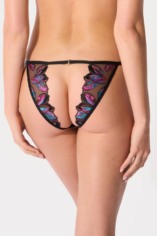 Atelier Amour Oiseau de Paradis Black Open Brief
