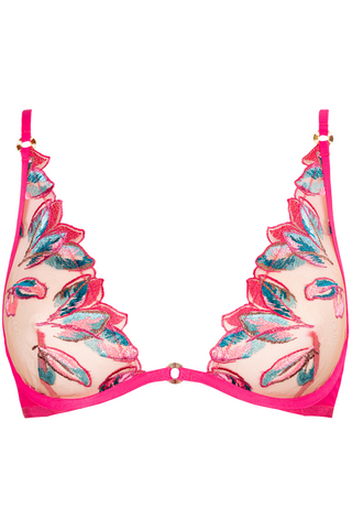 Atelier Amour Cherry Plunge Bra Oiseau de Paradis