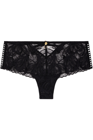 After Hours Black Lace Cheeky Brief - French Knickers