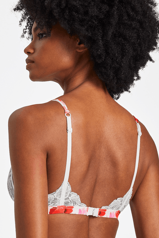 Aubade Beauty Celebration Underwired Half Cup Bra Poppy