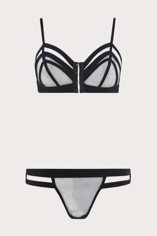Boîte à Désir Liens de Velours Bra & Thong