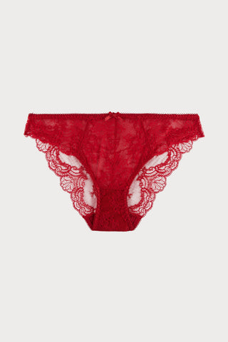 Danse des Sens Red Lace Italian Brief