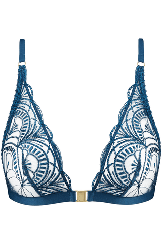 Aubade Ethnic Vibes Bralette Dark Cyan