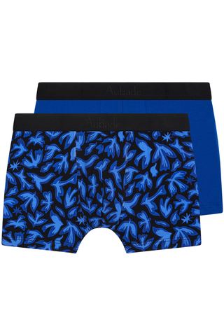 Aubade Homme Men's Cotton Modal Birds Duo Pack Boxers