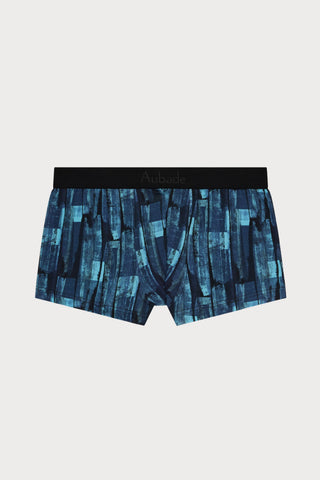 Homme Men's Cotton Modal Denim Art Trunks