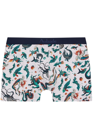 Men's Mosaic Gots Boxer with mythical
creatures - Aubade Homme 