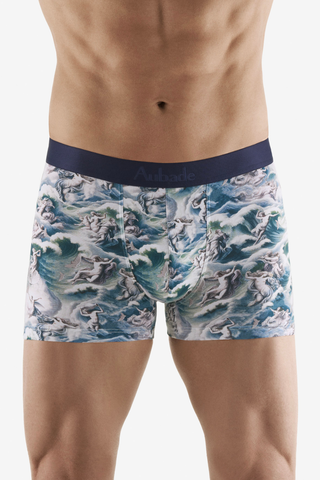 Men's Olympus Wave Pattern Boxer - Aubade Homme 