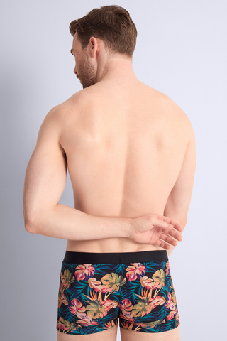 Men's Tropical Flower Pattern Boxer - Aubade Homme 