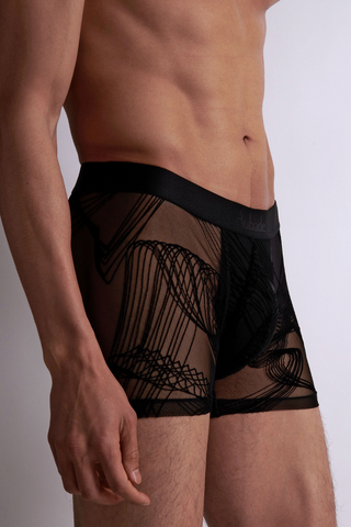 Aubade Homme Men's Waves Boxer Black