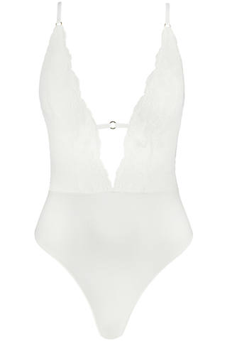 Aubade Kiss Of Love Thong Bodysuit Opale