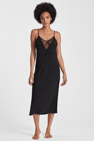 Aubade Lazy Days Long Nightie Black