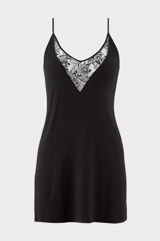Lazy Days Nightie Black, Size L (UK 14)