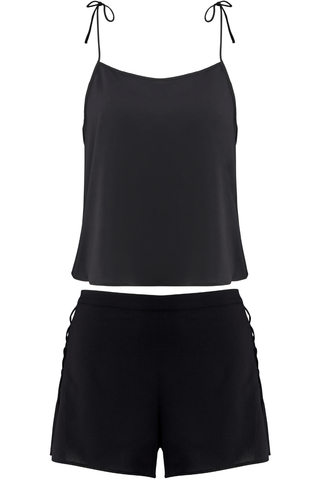 Aubade Made For Heaven Top & Shorts Black