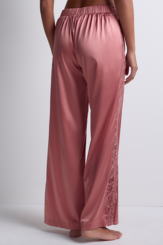 Aubade Midnight Whisper Pink Silk Trousers | French Nightwear